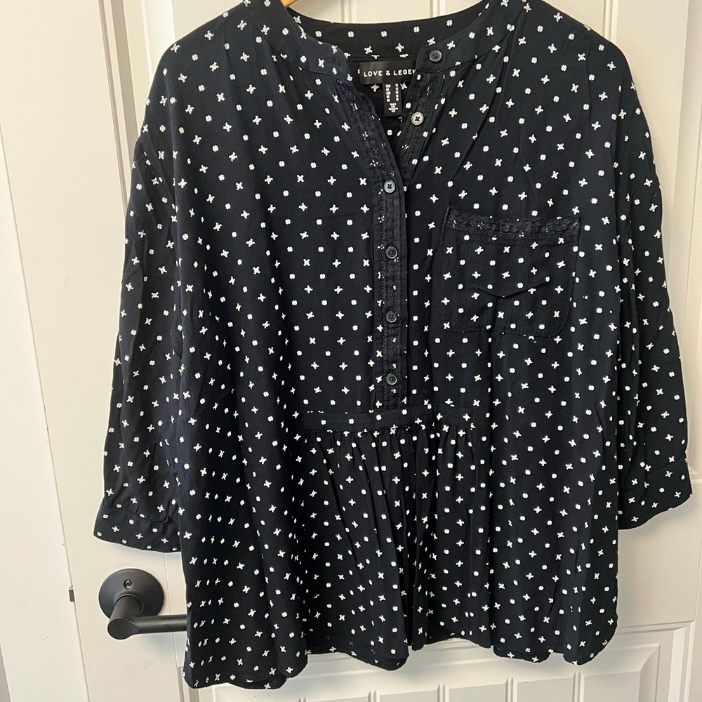 Love and legend skull blouse